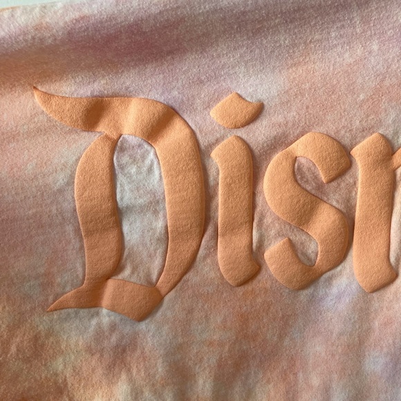 Disneyland Spirit Jersey – Tie-Dye Lightweight Pink Orange Size Medium - Picture 8 of 9